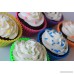 YONGER 2.7 Inch Silicone Baking Cups Cupcake Liners - 8 Color Reusable Silicone Cupcake Molds (48 pcs) - B01N0O6WK5